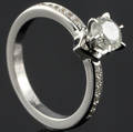 Brillant ring ca. 0.96 ct.