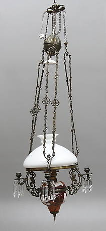 TAKFOTOGENLAMPA, 3 ljusarmar, 1900-tal.