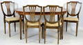 MATSALSGRUPP, Gustaviansk stil, 5 delar.