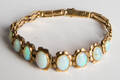 Armband, Gold mit Edelopalen
