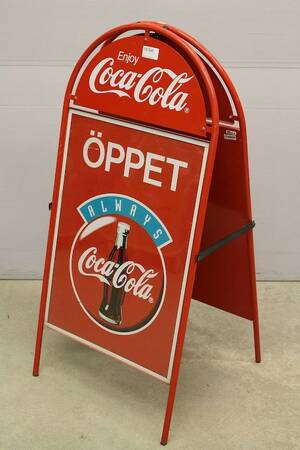 Reklamskylt Coca