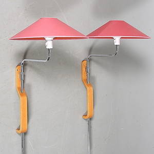 VÄGGLAMPOR, ett par, Ateljé Lyktan,196070-tal.