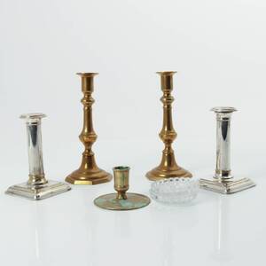 LJUSSTAKAR 2 par, vissa 1800-tal