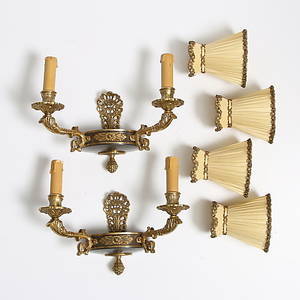 LAMPETTER, 1 par, Empirestil. 1900-talets första hälft.