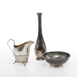 VAS, SKÅL, VAS, silver, 1900-tal.
