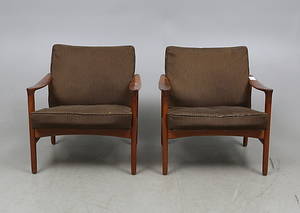 KARMSTOLAR, ett par, Bröderna Andersson, 195060-tal.