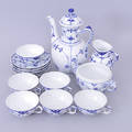 MOCKASERVIS, Musselmalet, Royal Copenhagen.