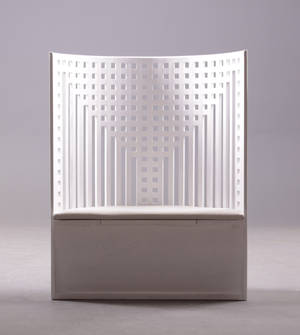 Charles Rennie Mackintosh 1868-1928. Willow Chair Settee