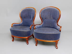 EMMAFÅTÖLJER, 1 par.