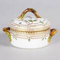 Royal Copenhagen Flora Danica ask med lock