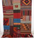 Persisk Patchwork kelim, 239x170 cm.