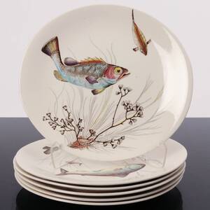 FISKTALLRIKAR 6 st, Johnson Bros, England