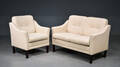 Sofa og lænestol med lyst uld 2