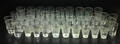 Samling seltersglas, ca 52 st 52