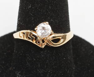 RING, 18k guld, vikt ca 2,4 gr.