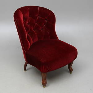EMMAFÅTÖLJ, 1800-tal.