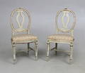 STOLAR, 2 st, Svenska modellen, gustavianska, omkring 1800.