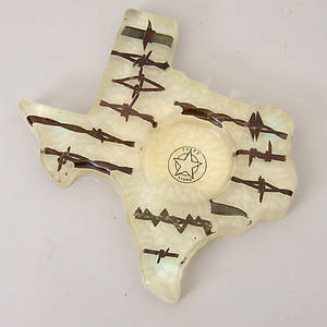 ASKFAT, Texas, ingjutna prover av taggtråd från Texas.