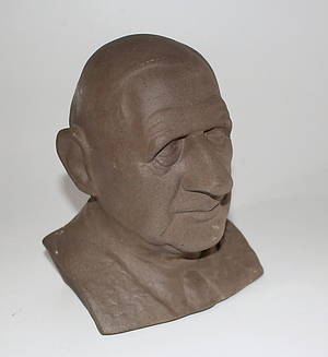 SPARBÖSSA, stengods, Charles Gaulle.