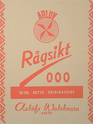 REKLAMAFFISCH, Arlöv rågsikt.