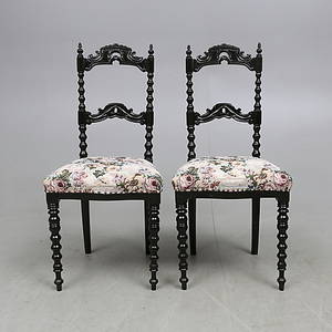 STOLAR, ett par, 1800-tal.