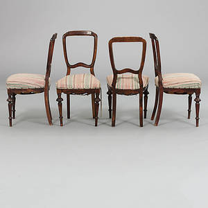 STOLAR, 4 st, nyrenässans, 18001900-tal.