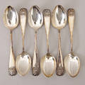 MATSKEDAR, 6 stycken, silver.