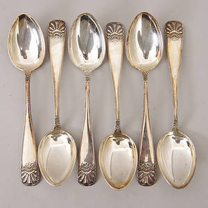 MATSKEDAR, 6 stycken, silver.
