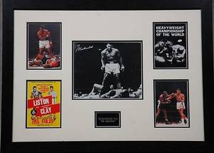 AUTOGRAFBILD,  handsignerat, Muhammad Ali.