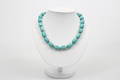 HALSBAND, slipade turkoser.