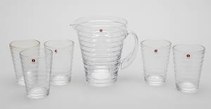 GLAS, 6 delar, Aino Aalto, Iittala.