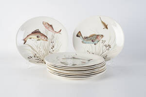 Johnson Bros, England. 10 fisktallrikar 10