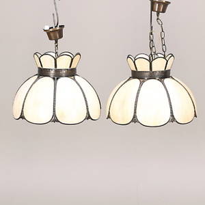 TAKARMATUR ett par, Tiffanystil, 1900-talets senare del.