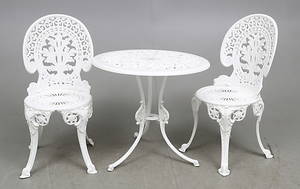 CAFÈGRUPP, lättmetall, 3 delar, 192000-tal.