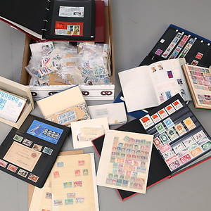 FRIMÄRKSSAMLING, Övriga världen, USA, Ryssland, Tyskland mm.