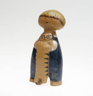 LISA LARSON. Figurin, stengods, Pelle, Gustavsberg.