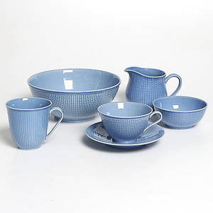 SERVISDELAR, 36 delar, porslin, Swedish Grace, Louise Adelborg, Rörstrand.
