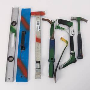 PARTI VERKTYG vattenpass, hammare mm