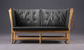 Hyndesæt til Børge Mogensens tremmesofa, model 1789, sort læder