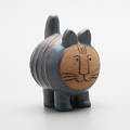 LISA LARSON. Katt, stengods, Menageri, Gustavsberg, osignerad.