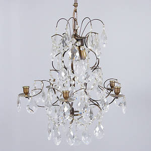 LJUSKRONA, rokokostil, 1900-tal.