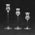 LJUSSTAKAR, 3 st, glas, Prince, Göran Wärff, Kosta, en signerad.