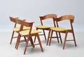 Kai Kristiansen f. 1929. Sæt på fire armstole i teak. 4