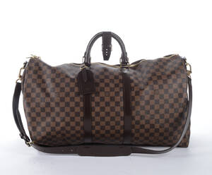 4560 - Louis Vuitton. Weekendtaske, model Keepall Bandouliére 55. 