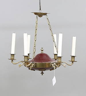 TAKAMPEL, empirestil, 1900-tal, total höjd ca. 40 cm.