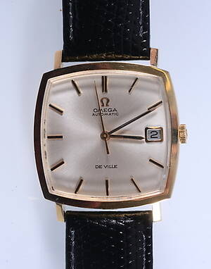 HERRARMBANDSUR, Omega De Ville, 18K, automat.
