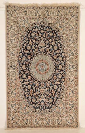 Persisk Nain tæppe, 220x130 cm.