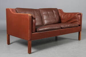 Børge Mogensen. Fritstående to-pers. sofa, model 2212 
