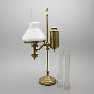 BORDSFOTOGENLAMPA, mässing, 1900-tal.