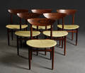 Sechs Palisander Stühle, Dänisches Design 6 
